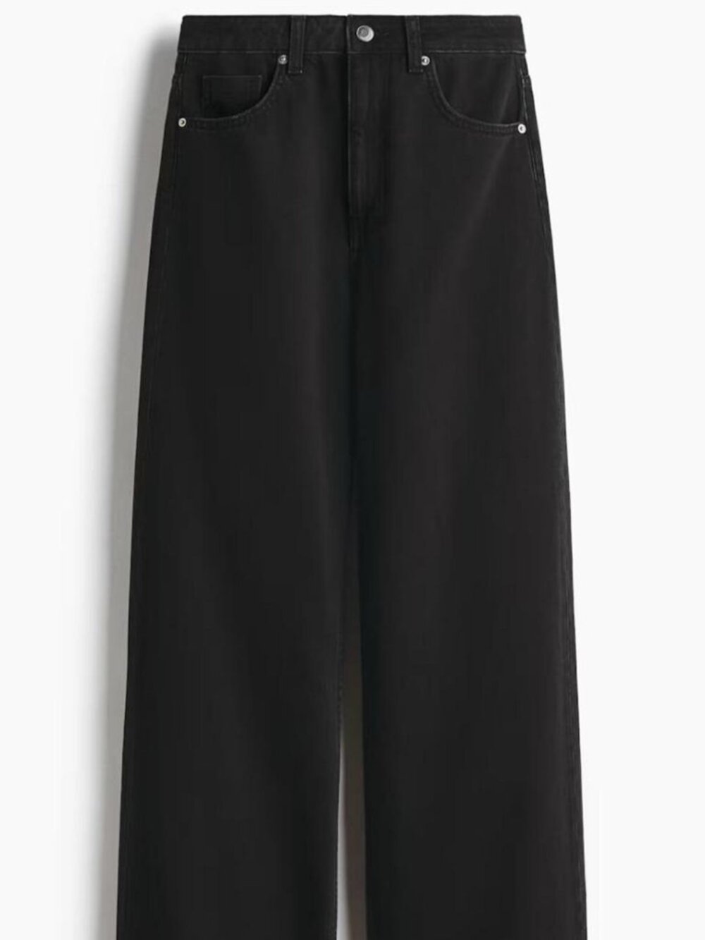 &Denim by H&M Black Wide Jeans